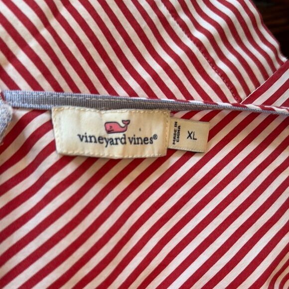 Vineyard Vines Red and White Striped Tank Top - Picture 5 of 6